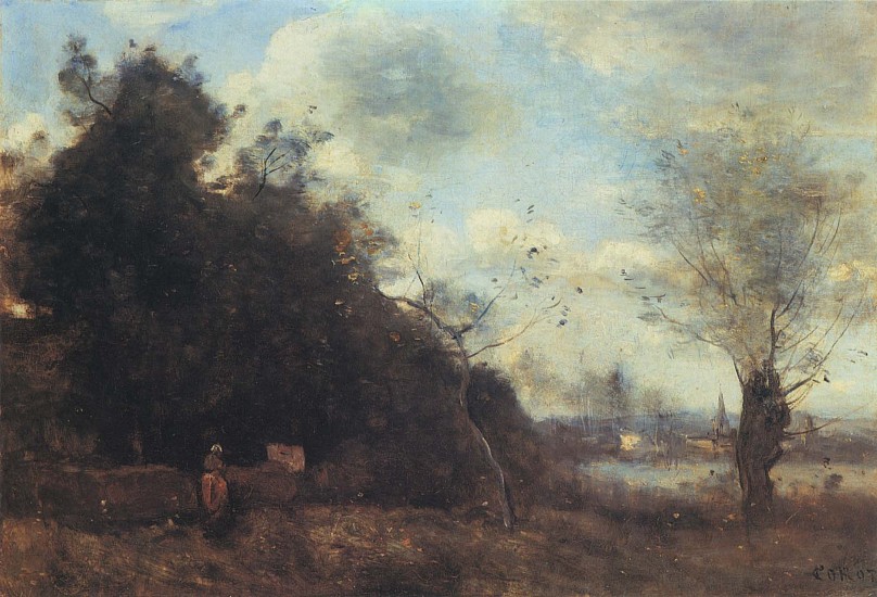 Jean Baptiste Camille Corot, Les Prés au Vieux Saule
1870-73, Oil on canvas