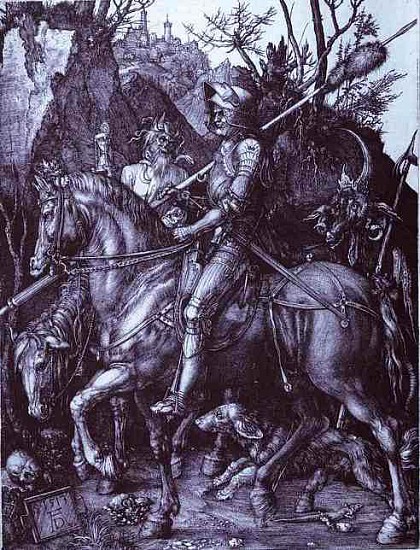Albrecht Dürer, Knight, Death, and Devil
1513, Engraving